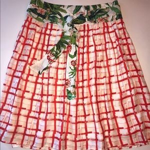 Anthropologie Maeve Silky Skirt